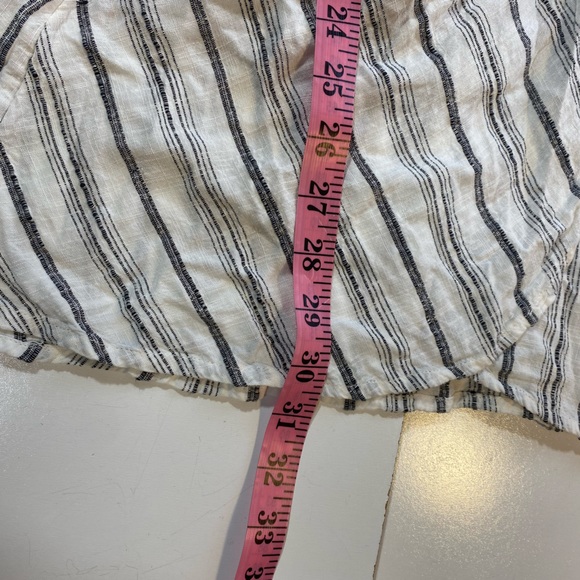 l*space White Black Striped Daydream Tunic Dress Wrap InTheColor Summer XS/TP - Picture 16 of 16